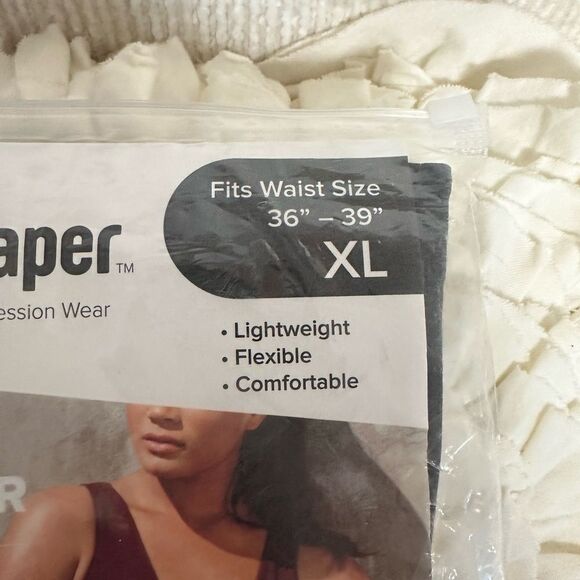 Sweat Shape shapewear waist trimmer brand new unopened size xl in black - Picture 2 of 3